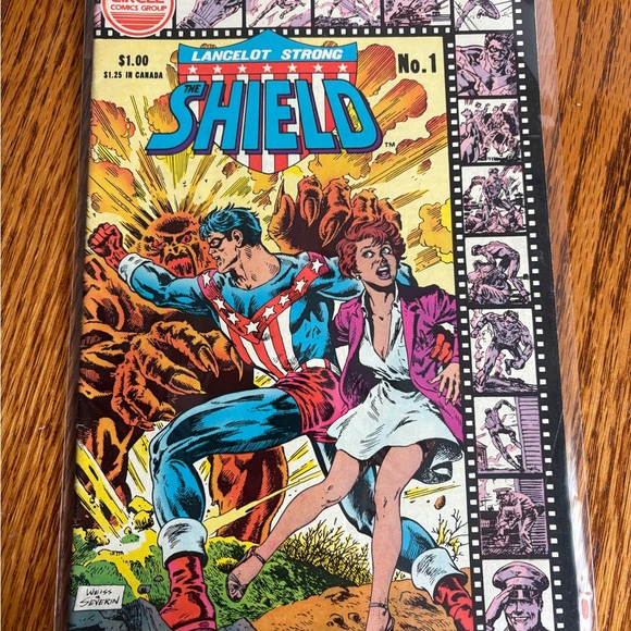 red circle comic group Other - The Shield: Lancelot Strong Comic